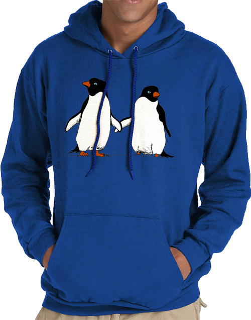 penguin hooded sweatshirt