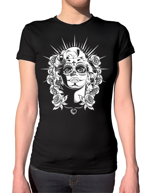 zombie pin up shirt