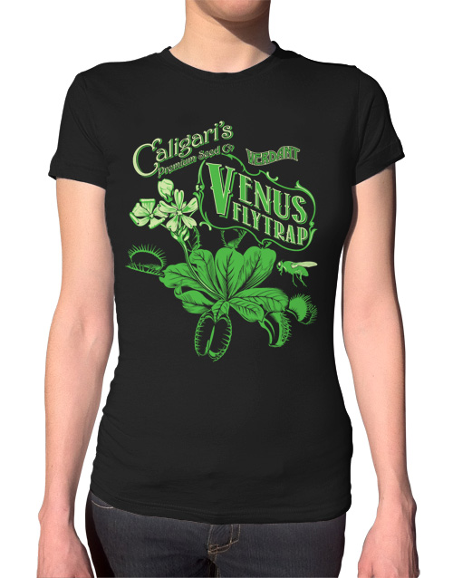 Caligari S Venus Fly Trap Womens T Shirt Ex Boyfriend