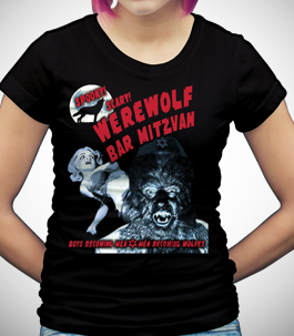 Werewolf Bar Mitzvah Ladies Organic T-Shirt 